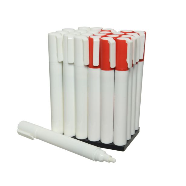 DEKORACIJA DECORIS MARKER ZA OKNO BEL/RDEČ SORT