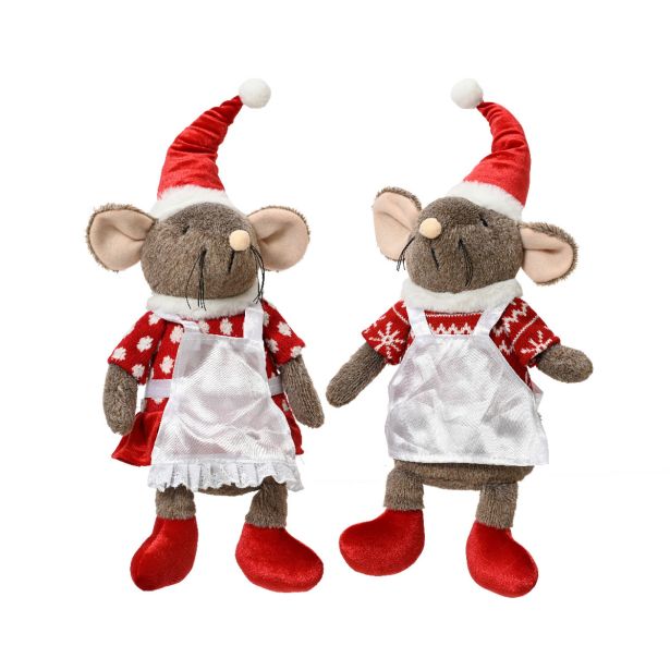 DEKORACIJA DECORIS MIŠKA 16X12X45 CM SORTIRANO