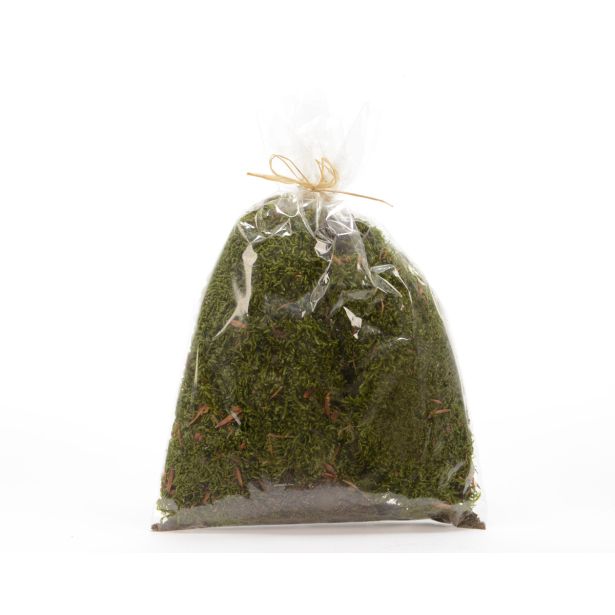 DEKORACIJA DECORIS NARAVNI MAH ZELENE BARVE 80 G