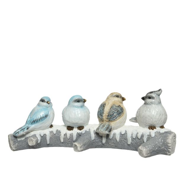 DEKORACIJA DECORIS PTICE NA VEJI 51X19 CM