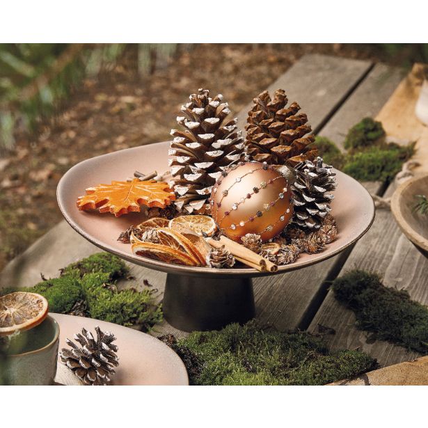 DEKORACIJA DECORIS STORŽI NARAVNI Z BELIMI KONICAMI 3/1