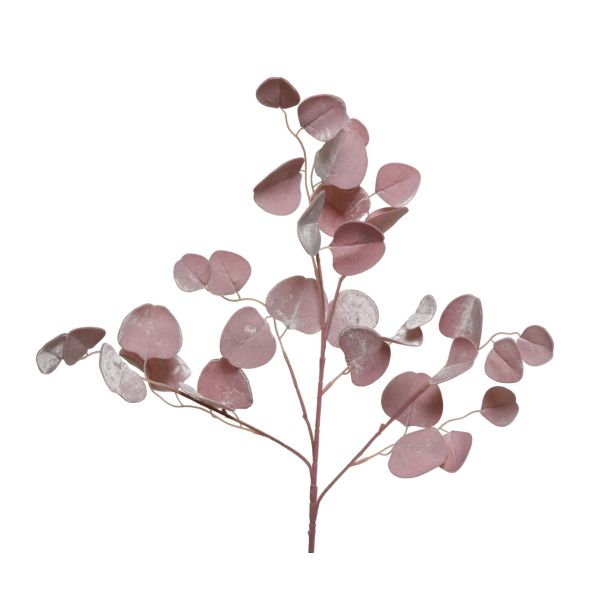 DEKORACIJA EVERLANDS VEJA Z LISTKI ROZA 86 CM