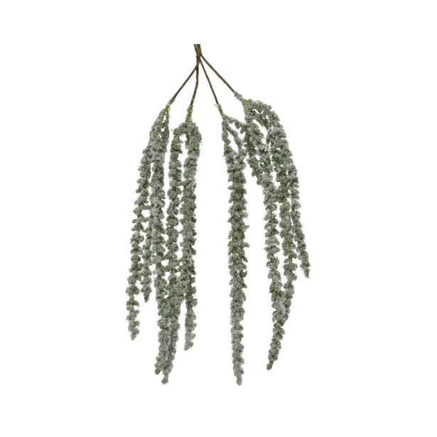 DEKORACIJA VEJA ZELENA 45 CM DROBNI GROZDI