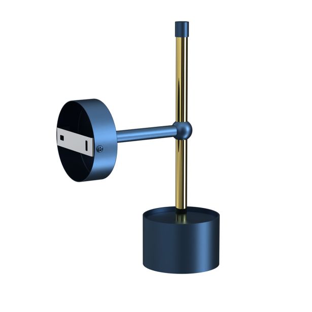 DEKORAT. STENSKA SVETILKA MILAGRO ARENA MODRA/ZLATA 1XGX53 MLP7771