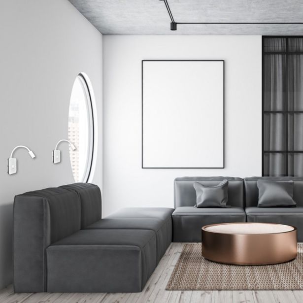 DEKORAT. STENSKA SVETILKA MILAGRO BASE 8W+2W BELA ML6351 NOČNA