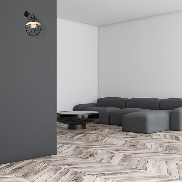 DEKORAT. STENSKA SVETILKA MILAGRO CLIFF BLACK 1XE27 MLP5523