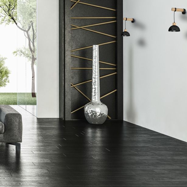 DEKORAT. STENSKA SVETILKA MILAGRO ERIK ČRNA/LES 1XE27 MLP7224