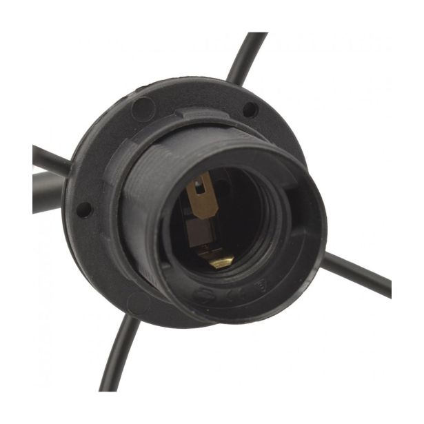 DEKORAT. STENSKA SVETILKA MILAGRO LARS BLACK 1XE27 MLP797