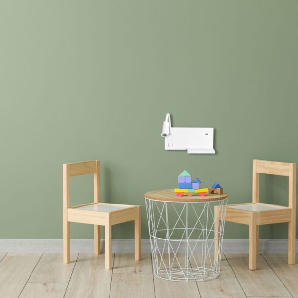 DEKORAT. STENSKA SVETILKA MILAGRO SHELF BELA 4W+5W+2W LED ML6343 NOČNA S POLIČKO