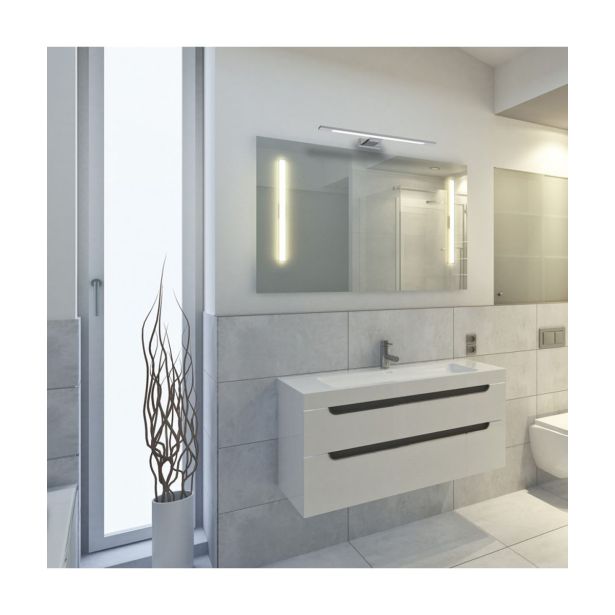 DEKORAT. STENSKA SVETILKA MILAGRO SHINE KROM 40CM 7W LED ML030