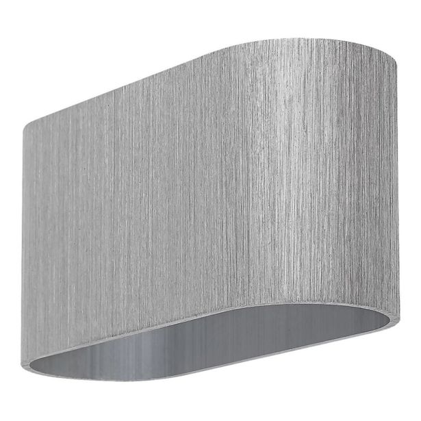 DEKORAT. STENSKA SVETILKA RABALUX KAUNAS 1XG9 OVAL ALU