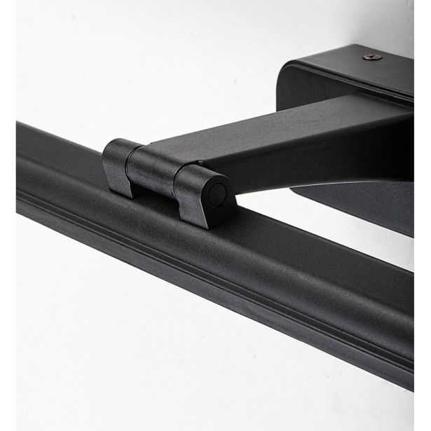 DEKORAT. STENSKA SVETILKA RABALUX NABIL 15W MAT ČRNA