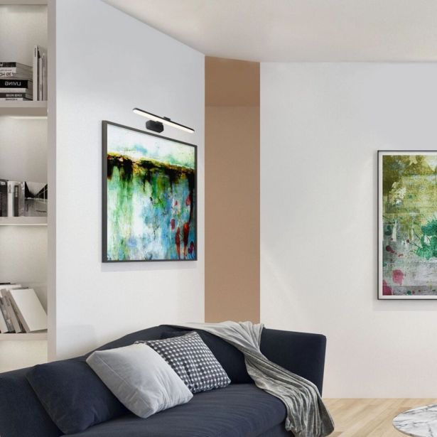 DEKORAT. STENSKA SVETILKA RABALUX NABIL 15W MAT ČRNA