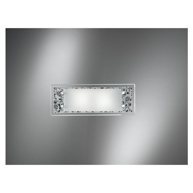 DEKORAT. STENSKA SVETILKA ALPCOM 5745 DEKOR ČRNA