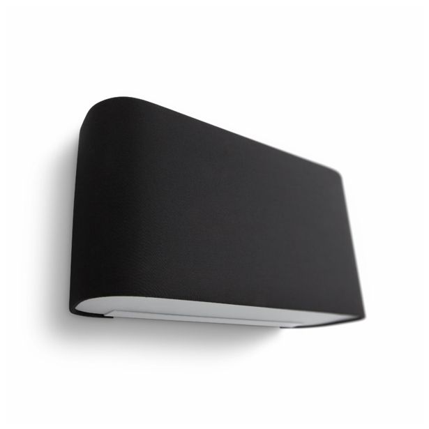 DEKORAT. STENSKA SVETILKA PHILIPS VELOUR 1X23W E27 33200/30/16 ČRNA