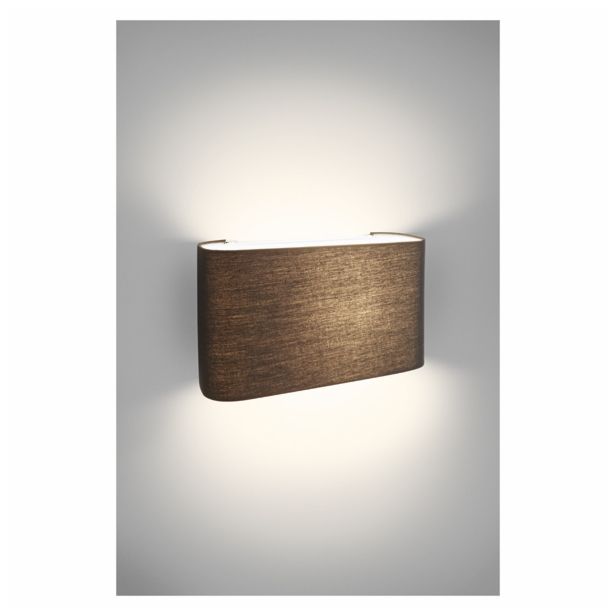 DEKORAT. STENSKA SVETILKA PHILIPS VELOUR 1X23W E27 33200/30/16 ČRNA