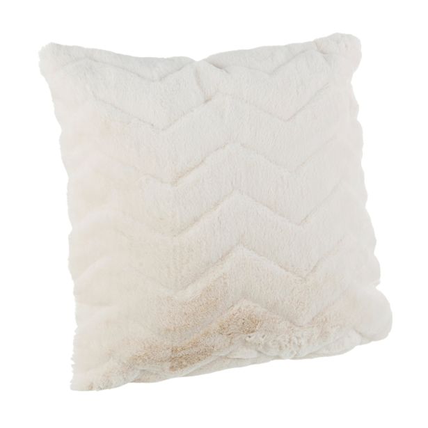 OKRASNI VZGLAVNIK BIZZOTTO DEKORATIVNA CHANTEL BELA 45X45 CM