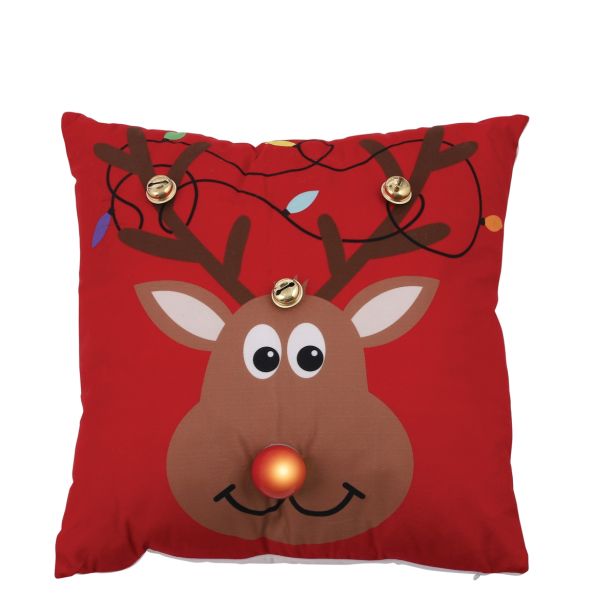 OKRASNI VZGLAVNIK HOUSE OF SEASONS DEKORATIVNA JELEN 45X45 CM