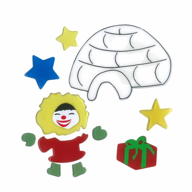 DEKORATIVNA NALEPKA STEUBER MAGIC GEL ESKIM SREDNJI