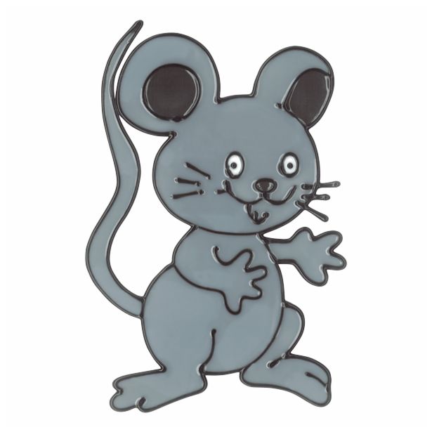 DEKORATIVNA NALEPKA STEUBER MAGIC GEL MIŠKA MALA