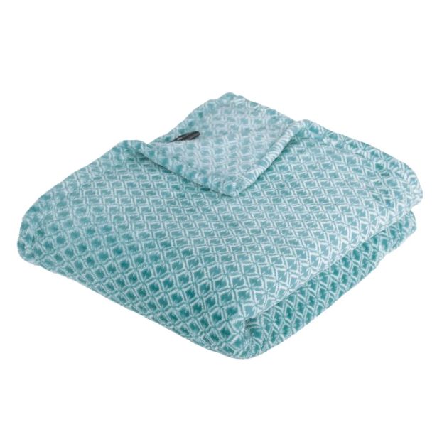 DEKORATIVNA ODEJA ATMOSPHERE 150X125 CM, MODRA, OTTOMAN