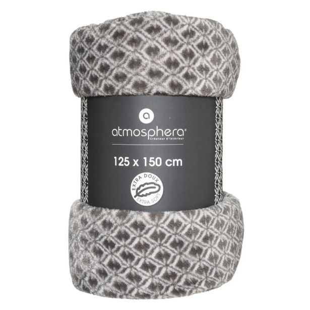 DEKORATIVNA ODEJA ATMOSPHERE 150X125 CM, OKER, OTTOMAN