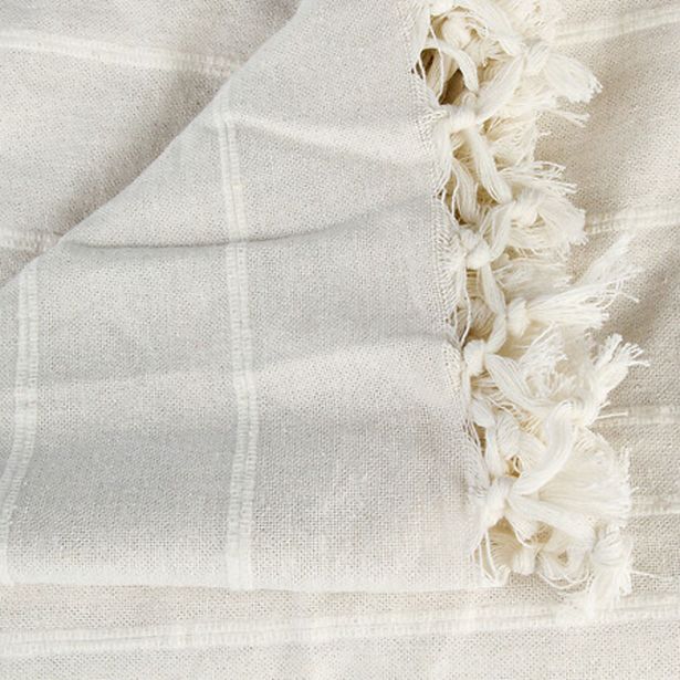 DEKORATIVNA ODEJA ATMOSPHERE 160X220X0 ,3 CM BOMBAŽNA KREM