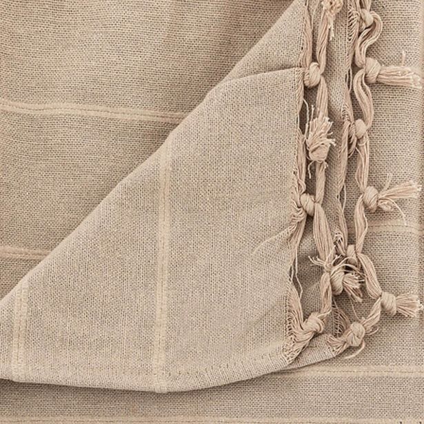 DEKORATIVNA ODEJA ATMOSPHERE 160X220X0, 3CM BOMBAŽNO BEŽ