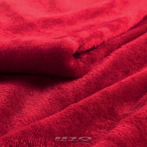 DEKORATIVNA ODEJA DOUCEUR D'INTÉRIEUR FLANEL 180X220 FLANOU KARMIN RDEČA