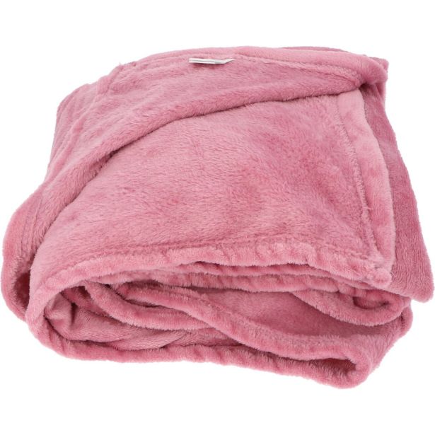 DEKORATIVNA ODEJA DOUCEUR D'INTÉRIEUR FLANELA 180X220 FLANOU VIJOLIČNA