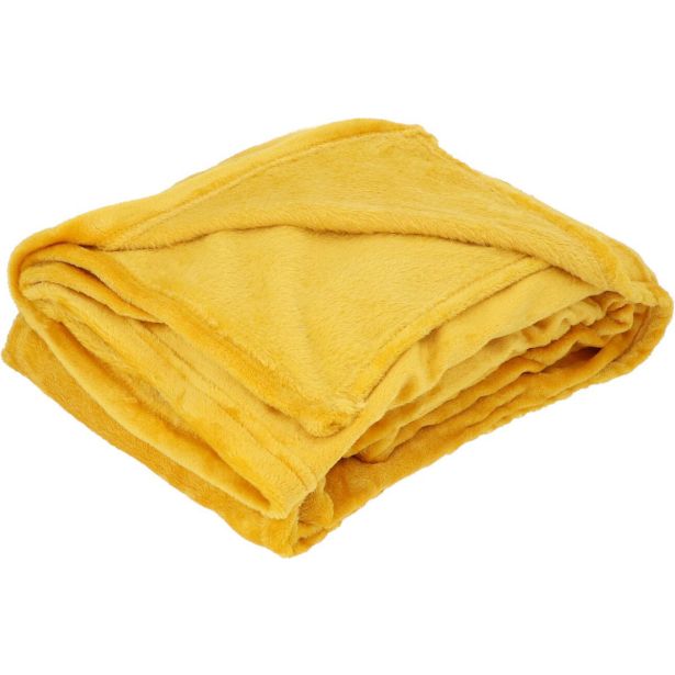 DEKORATIVNA ODEJA DOUCEUR D'INTÉRIEUR ODEJA FLANEL 180X220 FLANOU RUMENA