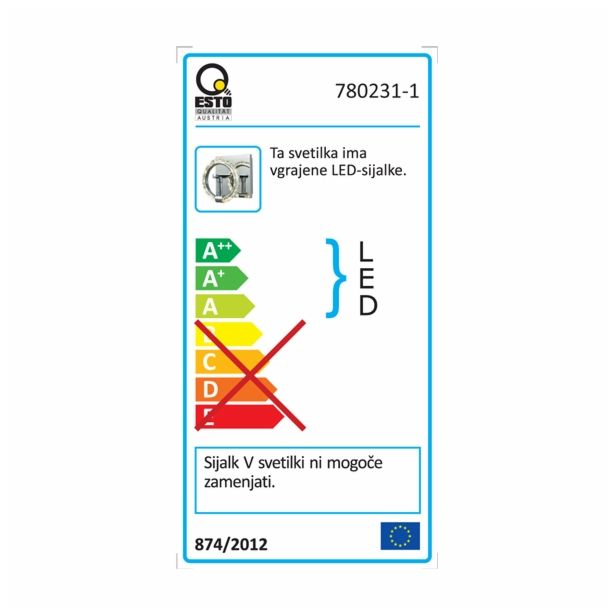 DEKORATIVNI LED REFLEKTOR ESTO CURL 1X4.8W SMD LED