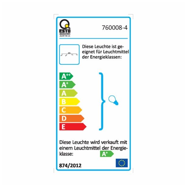 DEKORATIVNI LED REFLEKTOR ESTO ELVO 4X3W GU10 LED