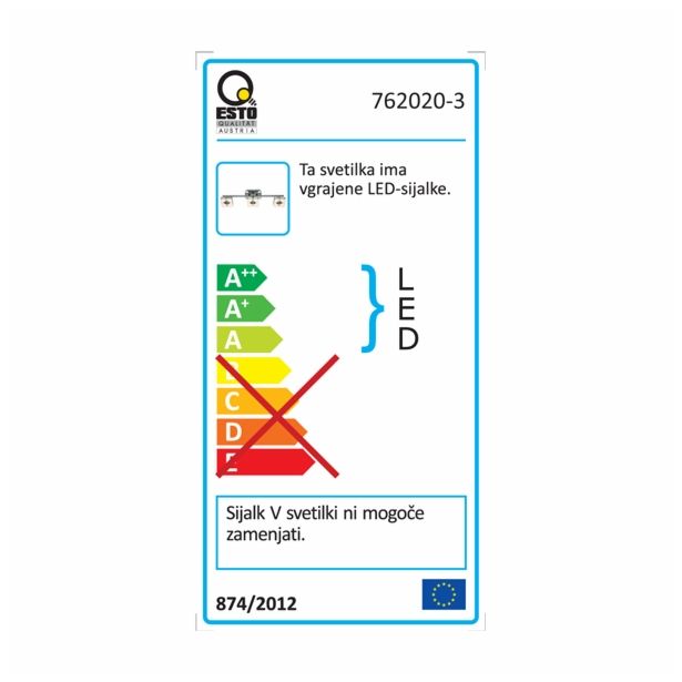 DEKORATIVNI LED REFLEKTOR ESTO SQUARE 3X6W SMD LED