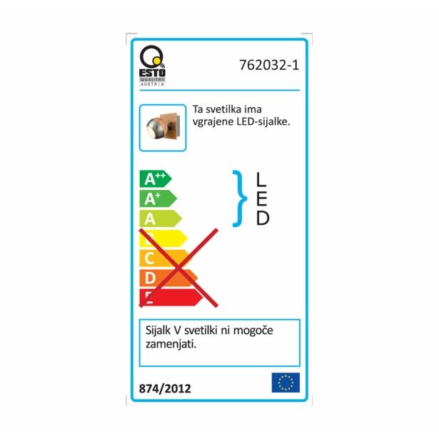 DEKORATIVNI LED REFLEKTOR ESTO VERUS 1X6W SMD LED