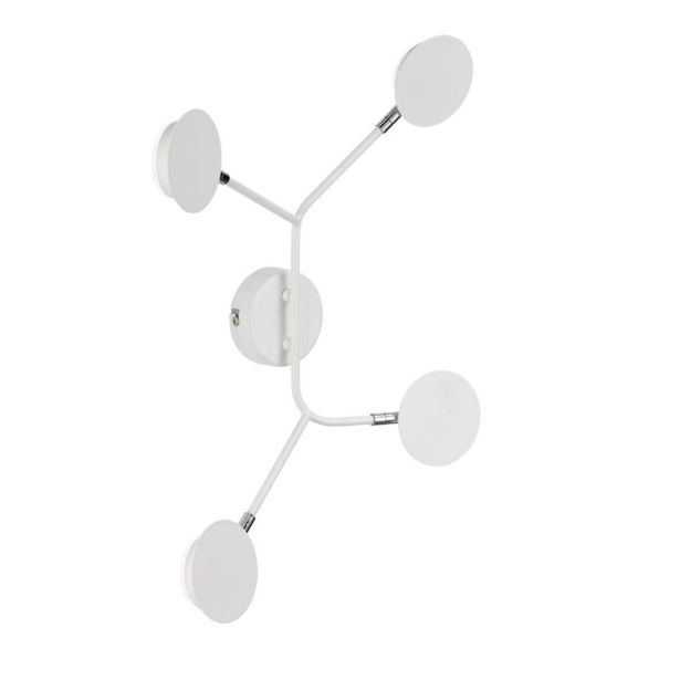 DEKORATIVNI LED REFLEKTOR GLOBO BELIZE 4X5W WW, BELA