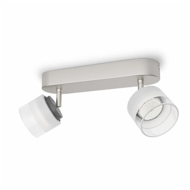 DEKORATIVNI LED REFLEKTOR PHILIPS FREMONT 2X4W LED 53332/17/16 NIKELJ