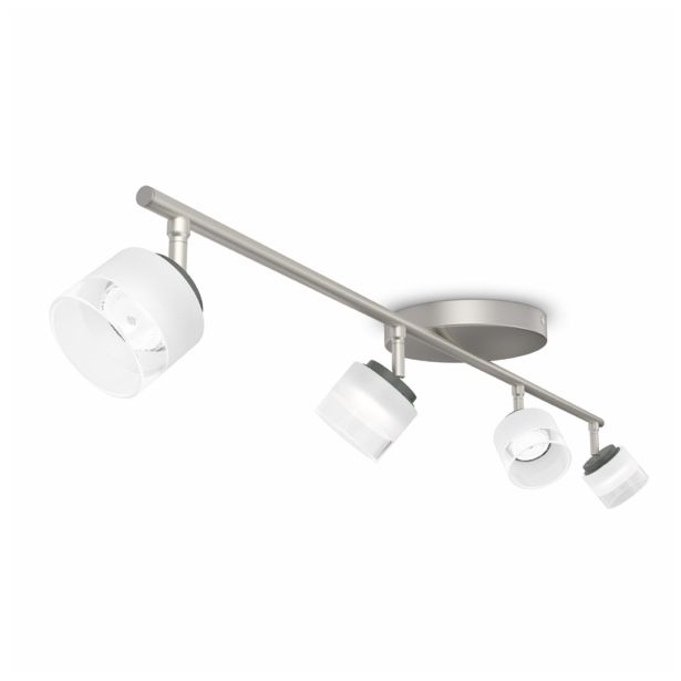 DEKORATIVNI LED REFLEKTOR PHILIPS FREMONT 4X4W LED 53334/17/16 NIKELJ