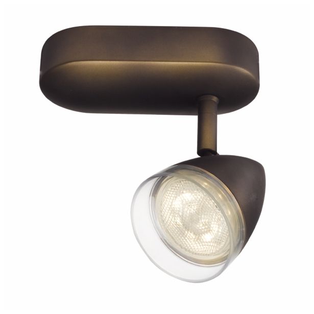 DEKORATIVNI LED REFLEKTOR PHILIPS MAPLE 1X3W LED 53210/06/16 BRONASTA