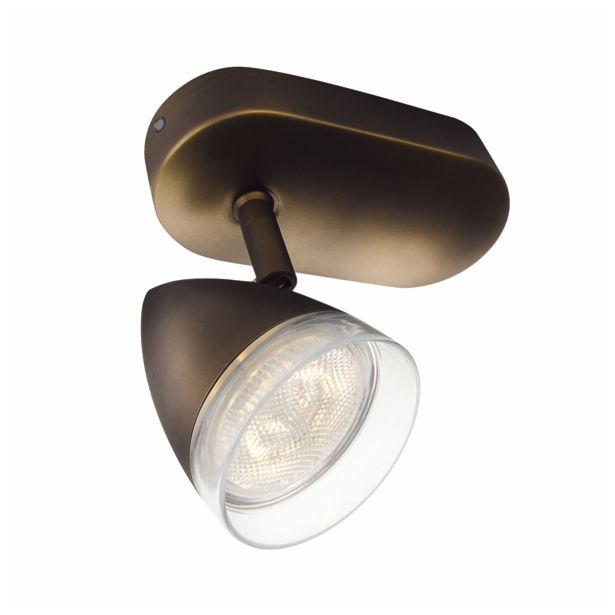 DEKORATIVNI LED REFLEKTOR PHILIPS MAPLE 1X3W LED 53210/06/16 BRONASTA