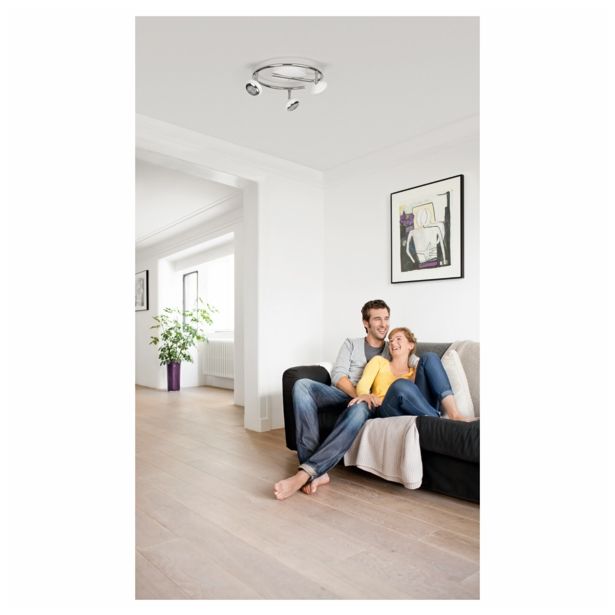 DEKORATIVNI LED REFLEKTOR PHILIPS SEPIA 3X3W LED 57179/31/16 BELA