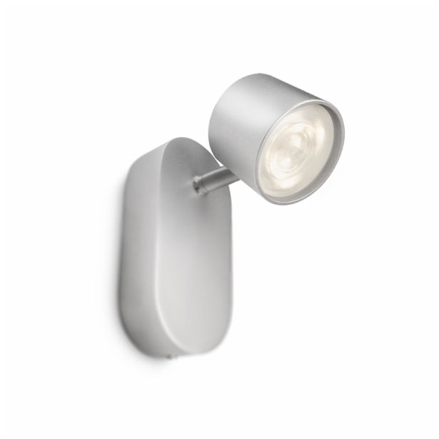 DEKORATIVNI LED REFLEKTOR PHILIPS STAR 1X3W LED 56240/48/16 ALUMINIJ