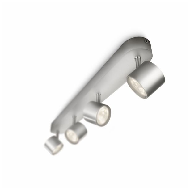 DEKORATIVNI LED REFLEKTOR PHILIPS STAR 4X3W LED 56244/48/16 ALUMINIJ