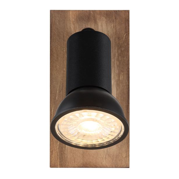 DEKORATIVNI REFLEKTOR DREW 1XGU10 LES / ČRN