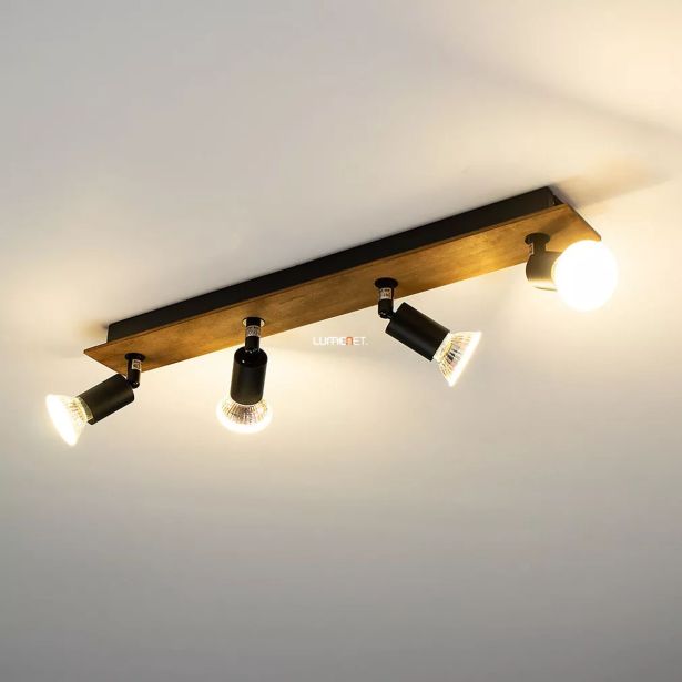 DEKORATIVNI REFLEKTOR DREW 4XGU10 LES / ČRN