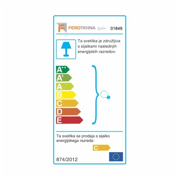 DEKORATIVNI REFLEKTOR FEROTEHNA GU10164B-4S 4X50W GU10 1849