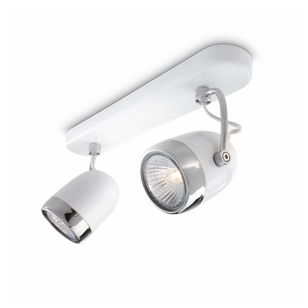 DEKORATIVNI REFLEKTOR PHILIPS BALSA 2X35W GU10 56482/31/16 BELA