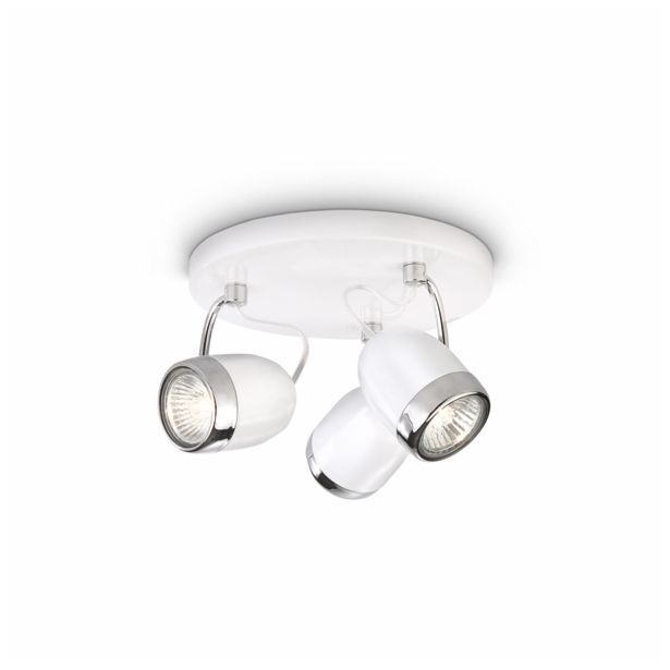 DEKORATIVNI REFLEKTOR PHILIPS BALSA 3X35W GU10 56483/31/16 BELA