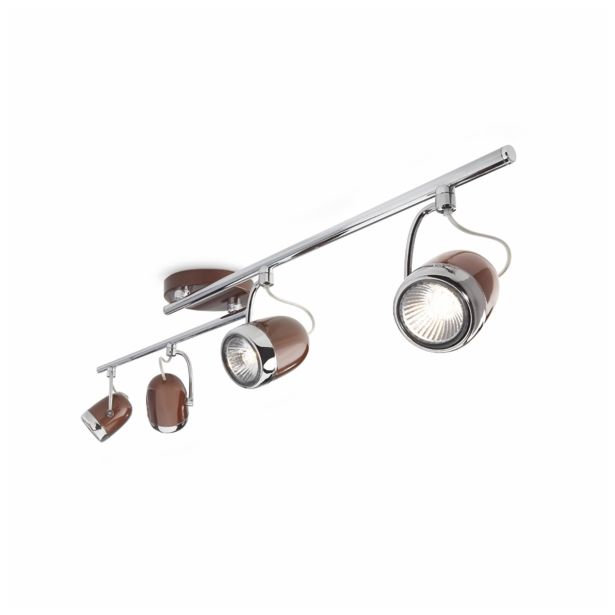 DEKORATIVNI REFLEKTOR PHILIPS BALSA 4X35W GU10 56484/43/16 RJAVA