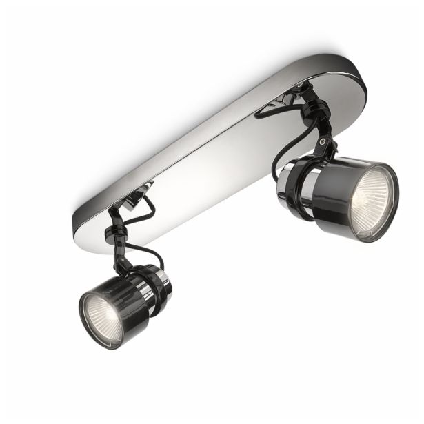 DEKORATIVNI REFLEKTOR PHILIPS FINISH 2X35W GU10 56442/11/16 KROM